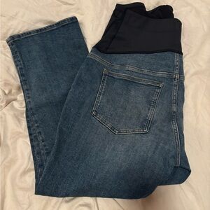 Madewell maternity kick flare jeans